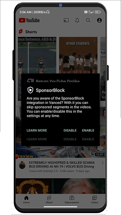 sponsor block